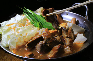 gyuutanharamibarubuccha- - 国産カルビチゲ鍋