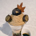 資生堂パーラー - 九州産 和栗のモンブランパフェ