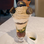 資生堂パーラー - 九州産 和栗のモンブランパフェ