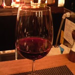 Bistro GRASSO - 赤ワイン（グラス）　たぶん700円くらい