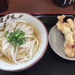 讃岐うどん いわい - ひやあつ小とげそ天