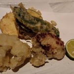 鮨 季節料理 喜八 - 天ぷら盛り合わせ♪