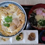 か野や - かつ丼ミニうどん付