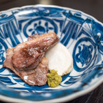 割烹 渡辺 - 鴨塩焼き燻製仕立て