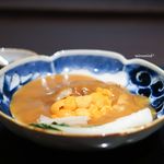 GINZA JOTAKI - 気仙沼産青鮫の最上級フカヒレ姿煮込み ～北海道産バフンウニと共に～