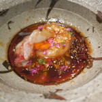 器楽亭 - 酔っ払い海老：牡丹海老のブランデー漬け（レミーマルタン VSOP）2