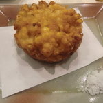 量平寿司 - もろこしのかき揚げ