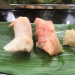 量平寿司 - ミル貝と赤貝