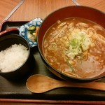 めん房 新月亭 - 「カレーうどん」