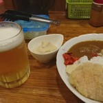 しまや - 生ビール小 \300