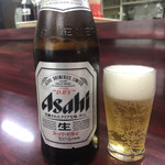 Shigechanya - まずは 瓶ビール（５００円）で 乾杯！