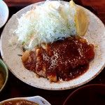 まつ食堂 - ニンニク焼肉