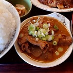 まつ食堂 - もつ煮込み