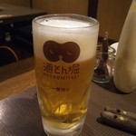 道とん堀 - 中生ビール 452円