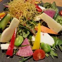 その日の旬野菜で作る 季節の彩サラダ