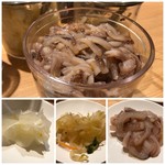 天麩羅処ひらお - ◆烏賊の塩辛は柚子の風味もよく、美味しい。天ぷらよりもこれが目当て