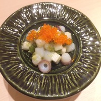 タコと長芋のわさび和へ