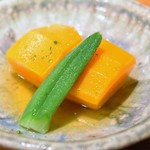 炭火割烹 蔓ききょう - 焚き合わせ（淡海地鶏と厳選季節野菜コース）