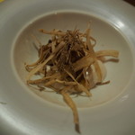 CARO FORESTA ELFO - 里芋のロワイヤルとナメコのコンソメ