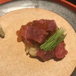 肉屋 雪月花 NAGOYA - ちらし寿司 いくらとランプ肉