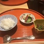 肉屋 雪月花 NAGOYA - ご飯 しぐれ 漬物