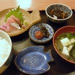 割烹せがわ - 刺身定食　680円　（2011.5）