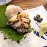 地魚酒場 魚八商店 - さざえの刺身