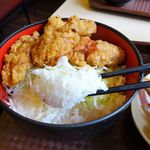 北海道唐揚げ　えぞ丸 - ザンギ・デカ盛り丼850円