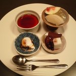 懐石　亀山 - 11_デザート（４種）