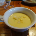 レ ファーブル ボンジュール - バターナッツかぼちゃとさつま芋の冷製ポタージュ