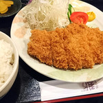 とんかつ雅 - 上ロースかつ定食　2018.10