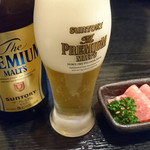 とんかつ雅 - ビールはプレモル　2018.10