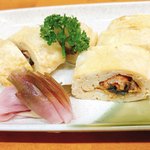 母情 - 料理写真:鰻巻き。鰻いっぱい、620円