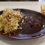 みぼうじんカレー - チキン野菜炒めカレー