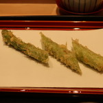 てんぷら 近藤 - グリーンアスパラ