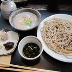ざる蕎麦、蕎麦粥、京漬物