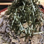 ブタヤロウそば - のりとぶたバラ肉