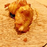 余市SAGRA - 桃のフリット。