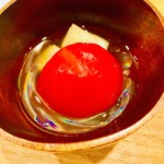 余市SAGRA - トマトのお浸し。