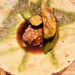 余市SAGRA - イカ、ズッキーニ、万願寺唐辛子、饅頭茄子。