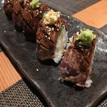 Takajou Wakyou - 牛ハラミの棒寿司