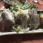 みたかや酒場 - いわし刺し