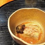 めん房 - ・焼き茄子の胡麻醤油