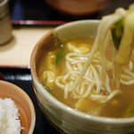 かれーうどん 椿 - 揚げカレーうどん