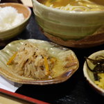 かれーうどん 椿 - +100円の定食ｾｯﾄ