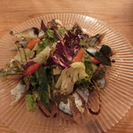 洋風田舎食堂 ナージュ - 自家製さんまのスモークサラダ(650円)