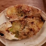 洋風田舎食堂 ナージュ - カキのチーズ焼き(480円)
