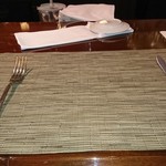 ウルフギャング・ステーキハウス - 右のナイフ、お洒落！