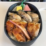 駅弁屋 旨囲門 - 宮城県産 牡蠣と炙り煮あなご弁当