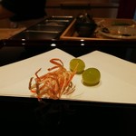 天ぷら たけうち - 熊本産の銀杏